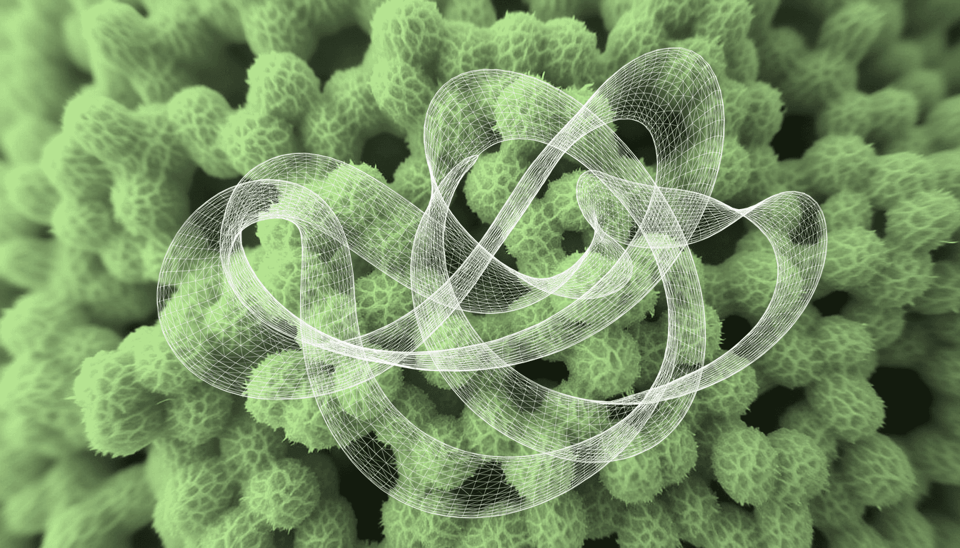 Macro close-up of protein surface texture with clustered amino acid residues, soft diffuse light revealing molecular topography, naturalistic protein coloration with subtle depth variation